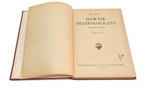 M. ARCT'S PHRASEOLOGICAL DICTIONARY [1934].