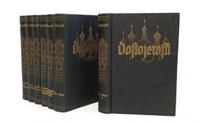 FYODOR DOSTOEVSKY SELECTION OF WORKS [1925] MEMOIRS FROM THE HOUSE OF THE DEAD, IDIOTS 1-2, RASKOLNIKOV 1-2, POOR PEOPLE, HIDDEN AND HUMILIATED