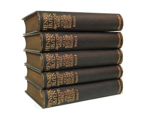 HENRYK IBSEN ALL WORKS [Samtliche Werke Henrik Ibsen] [1910].