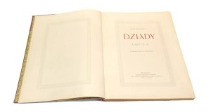DZIADY parts I, II and IV by Adam Mickiewicz, with illustrations by Cz. B. Jankowski [1910].