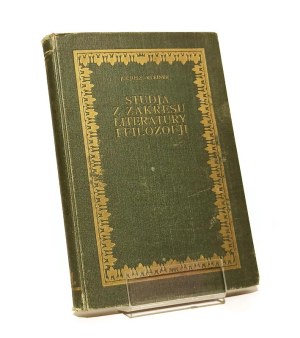 STUDIES IN LITERATURE AND PHILOSOPHY Julius Kleiner [1925].