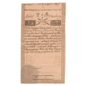 Kosciuszko Insurrection, 25 zloty 1794, series C