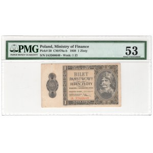 1 zloty 1938, serie IA