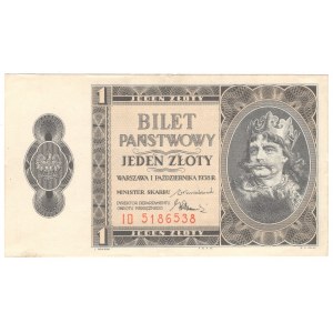 1 złoty 1938, seria ID