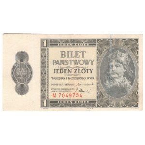 1 złoty 1938, seria M