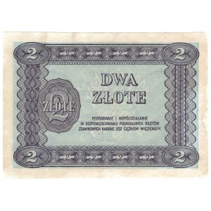 Pass ticket, 2 zloty 1925, series F