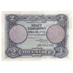 Pass ticket, 2 zloty 1925, series A