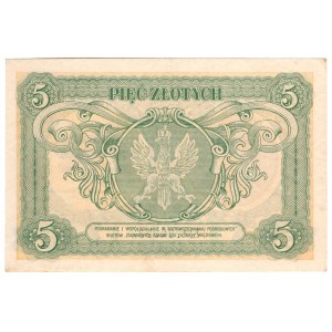 Bilet zdawkowy, 5 złotych 1925, seria E, Konstytucja