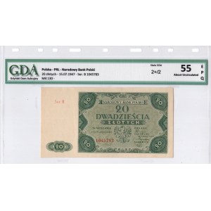 20 złotych 1947, seria B