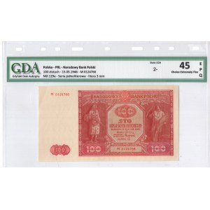 100 zloty 1946, serie M