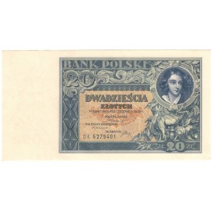 20 złotych 1931, seria DK