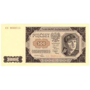 500 zloty 1948, serie CC