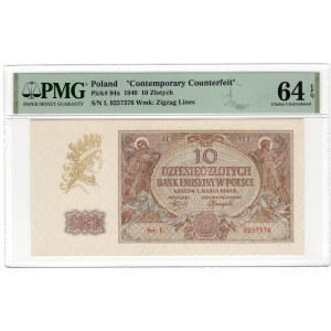 10 złotych 1940, seria L.