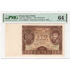 100 zloty 1934, CJ series