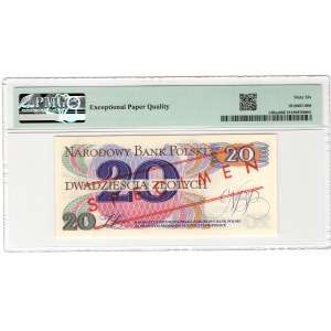 20 złotych 1982, seria A, Wzór no 0893