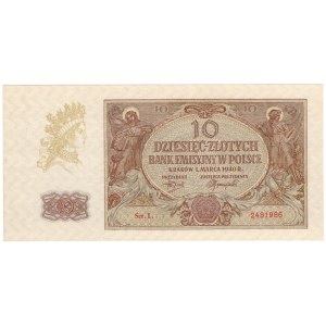 10 gold 1940, L series.