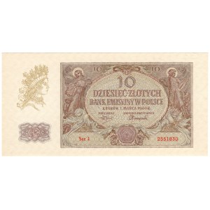 10 gold 1940, J series
