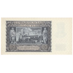 20 zloty 1940, serie K