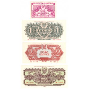 A set of commemorative issue, reflected from original plates for the XXXV anniversary of the People's Republic of Poland, in 1979