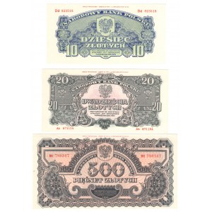 A set of commemorative issue, reflected from original plates for the XXXV anniversary of the People's Republic of Poland, in 1979