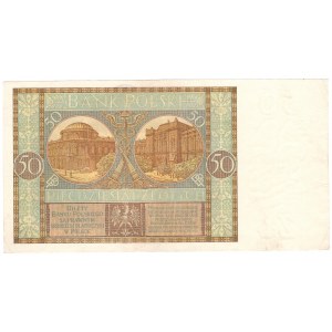 50 złotych 1929, seria ER