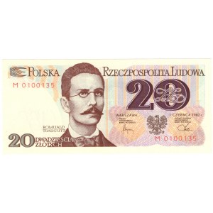 20 gold 1982, M series