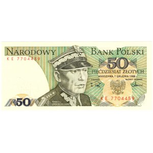 50 złotych 1988, seria KE