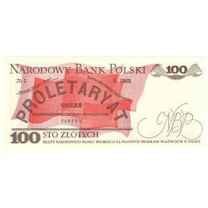 100 zloty 1988, série TE