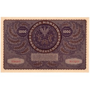 1000 Polish Marks 1919, 2nd Series G