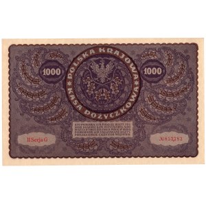 1000 Polish Marks 1919, 2nd Series G