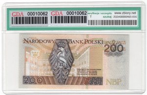 200 zlotých 1994, řada YB - náhrada