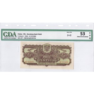 Polska, 5 złotych 1944, seria AC Obowiązkowym