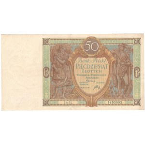 50 złotych 1929, seria B.L.