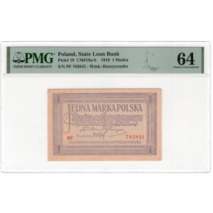 1 marka polska 1919, seria PF