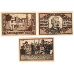 Kluczbork (Kreuzburg), 1 mark 1921 - set of 3 pieces