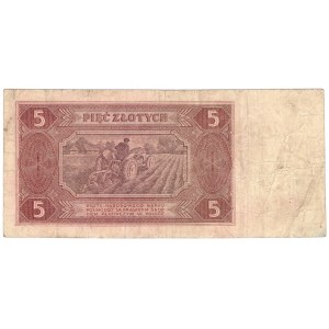 5 złotych 1948, seria AF