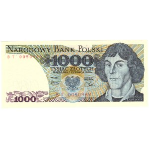 1000 złotych 1979, seria BT