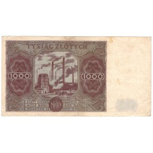 1000 zloty 1947, series D
