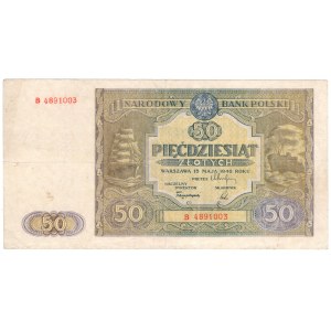 50 Zloty 1946, Serie B