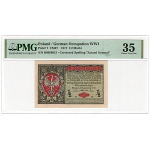 1/2 marki polskiej 1916, seria B Generał