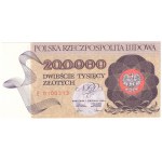 200000 zloty 1989, series E