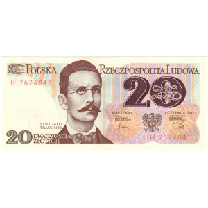 20 złotych 1982, seria H