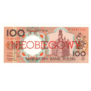100 zloty 1990, serie H - NON RACCOLTA
