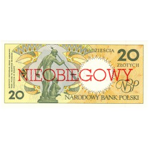 20 złotych 1990, seria E - NIEOBIEGOWY