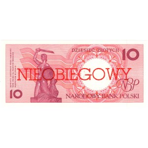 10 zloty 1990, serie D - NON SOVRAPPESO