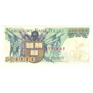 500000 złotych 1990, seria Z - FALSYFIKAT
