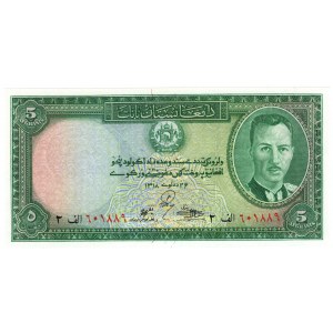 Afghanistan, 5 afghanis 1939