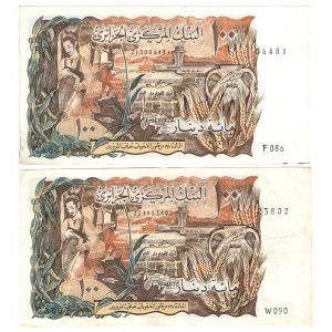 Algeria, 100 dinari 1970 - set di 5 pezzi