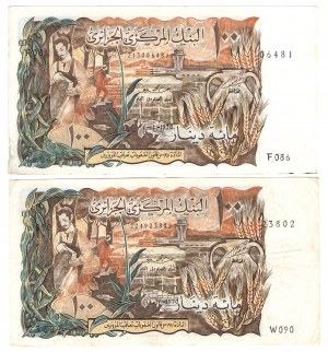 Algeria, 100 dinars 1970 - set of 5 pieces