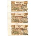Algeria, 100 dinari 1970 - set di 5 pezzi